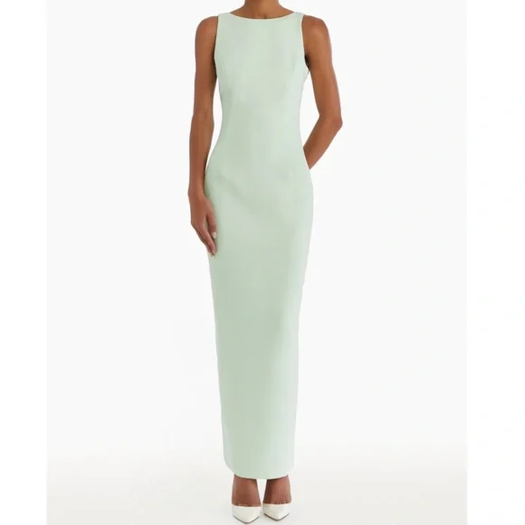 Amanda Uprichard Marbella Hypermint Maxi Dress - Picture 2 of 3